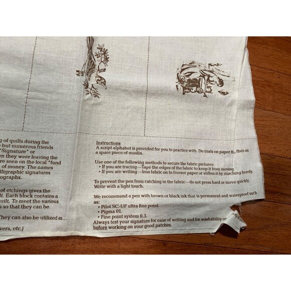 Friendship Quilt a Bit of Quilting History Squares Cotton Fabric Panels Design & - Picture 5 of 8